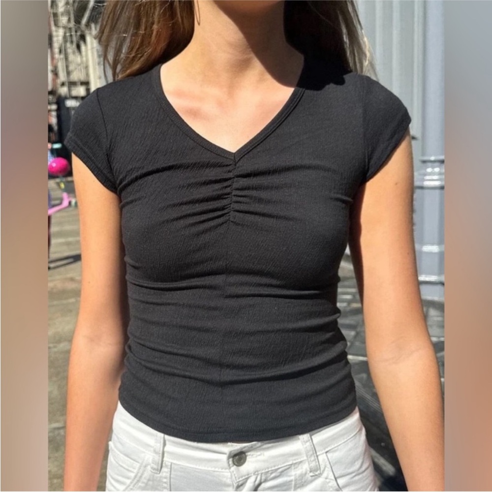 Brandy Melville Black Lani Top